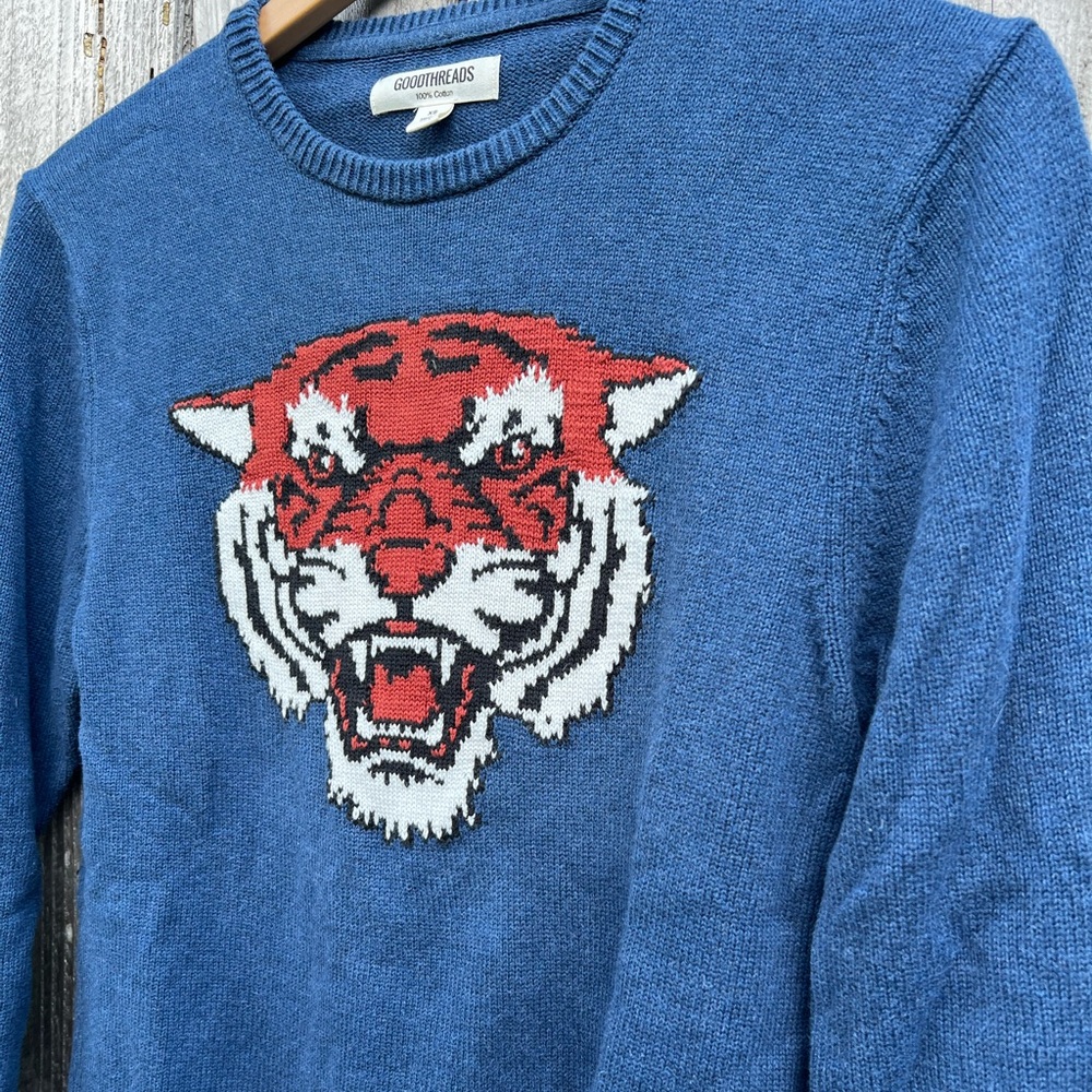 Goodthreads tiger sweater-size xs